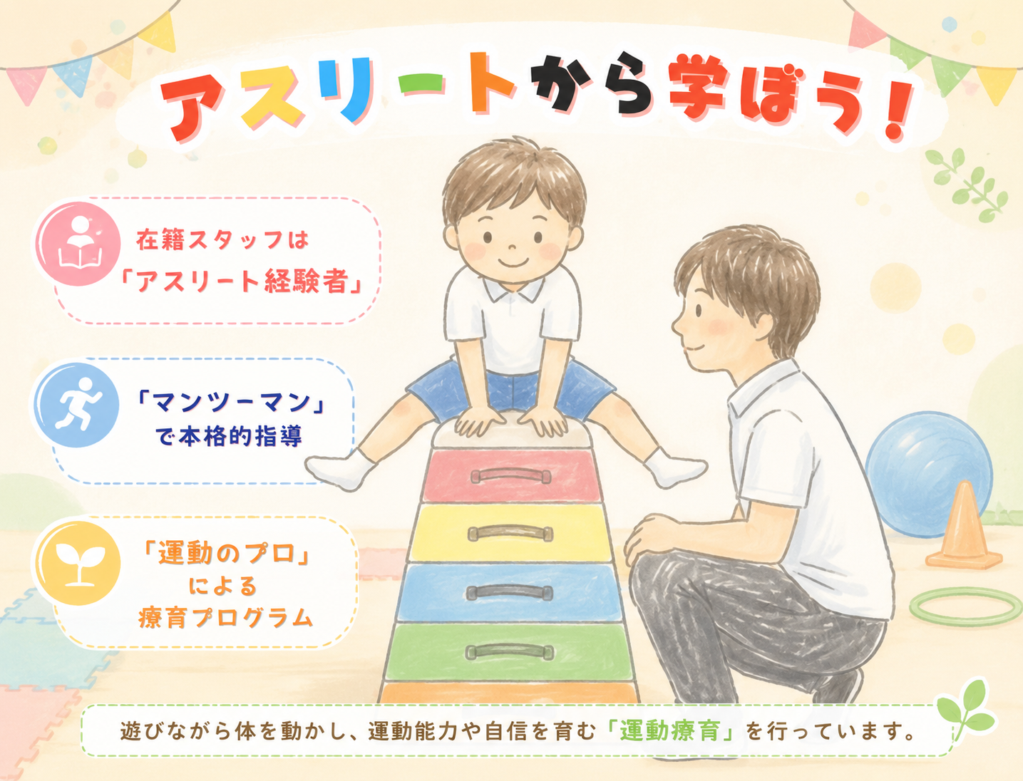 アスリートから学ぼう！